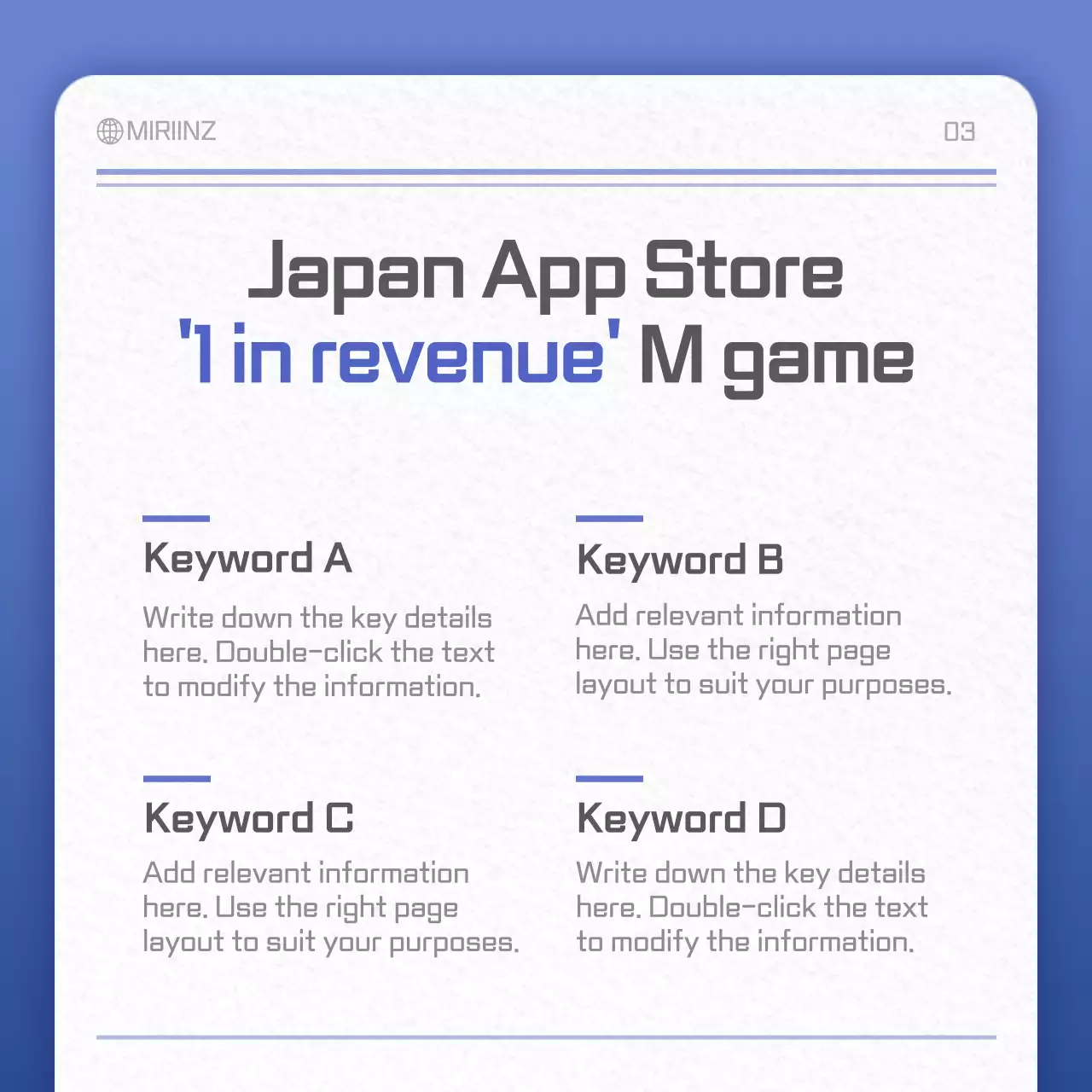 Paper Texture Card in Blue and GrayConcept NewsClipping