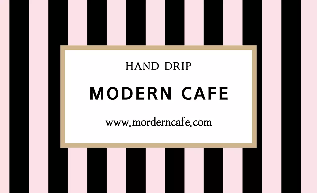 Banner promocional do Pink Modern Cafe