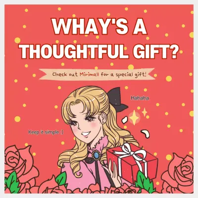 Red Retro Gift Advertisement Social Media Post