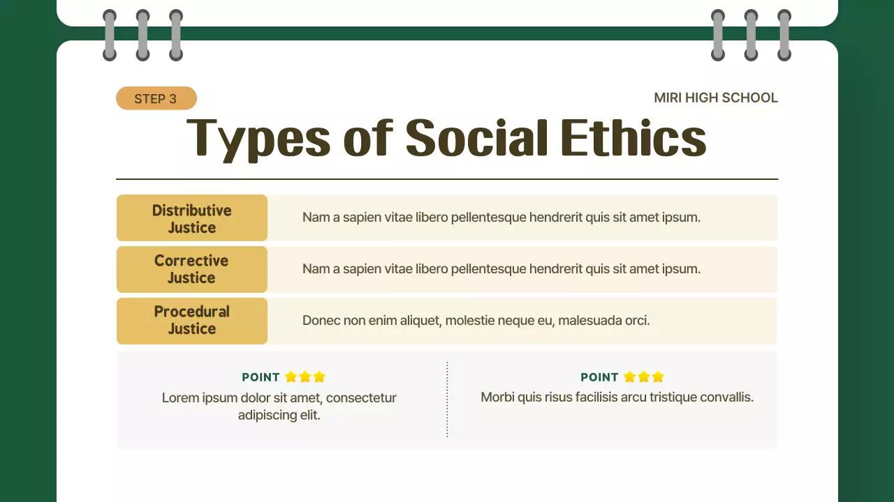 Yellow and Green Classroom Concepts Ethics Lesson