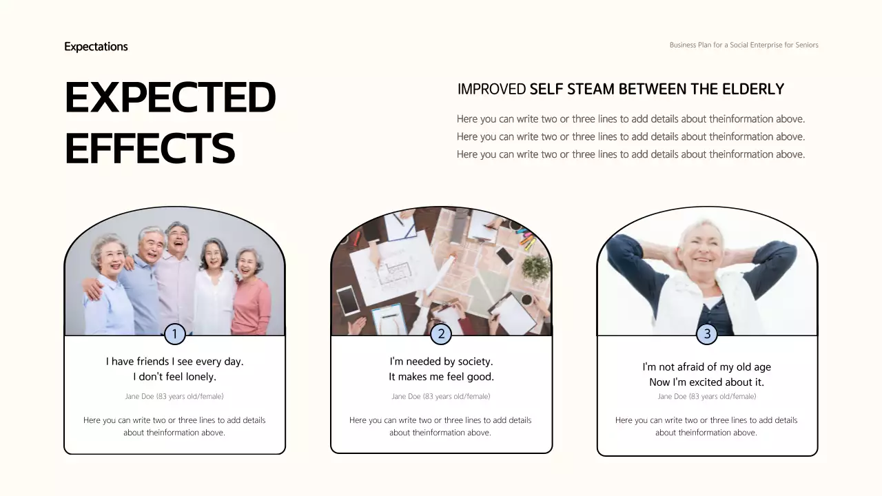 노란색 최소 비즈니스 계획 문서 프레젠테이션