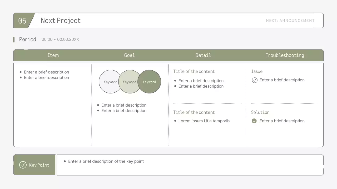 Sage Minimal Work Report Document Presentation