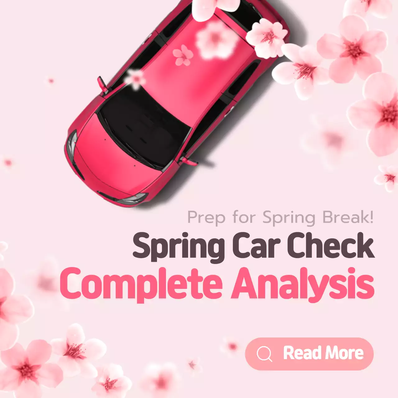 White Modern Car Advertisement Instagram Post