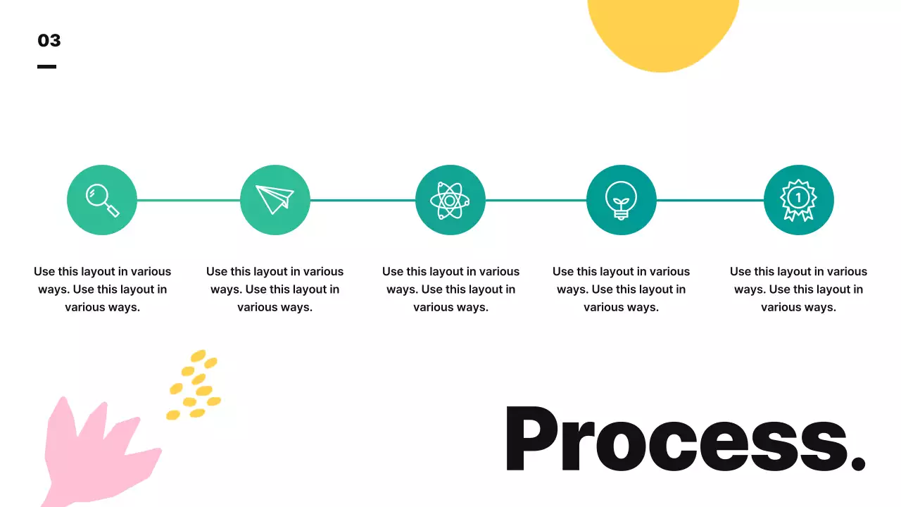 A cute abstract illustration with vivid colors to introduce the school's business profile and curriculum