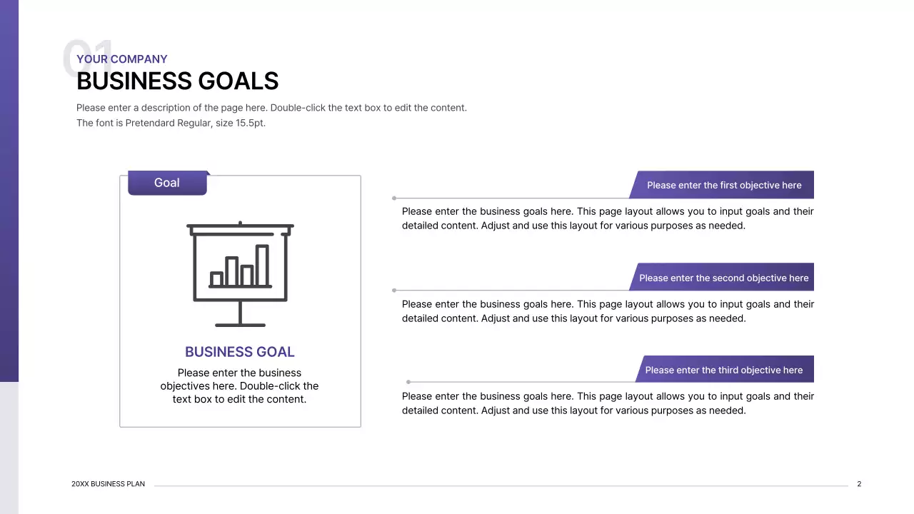 Purple Modern Business Plan Presentation