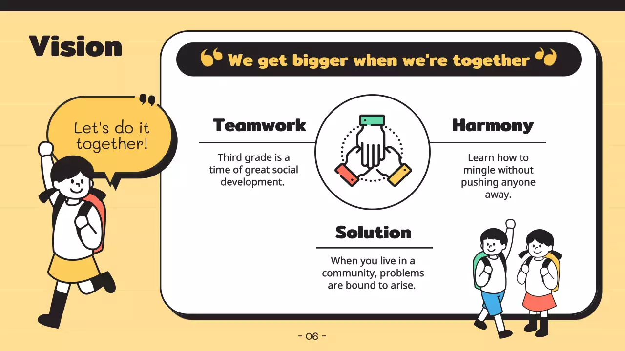 노란색 간단한 부모 발표 프레젠테이션