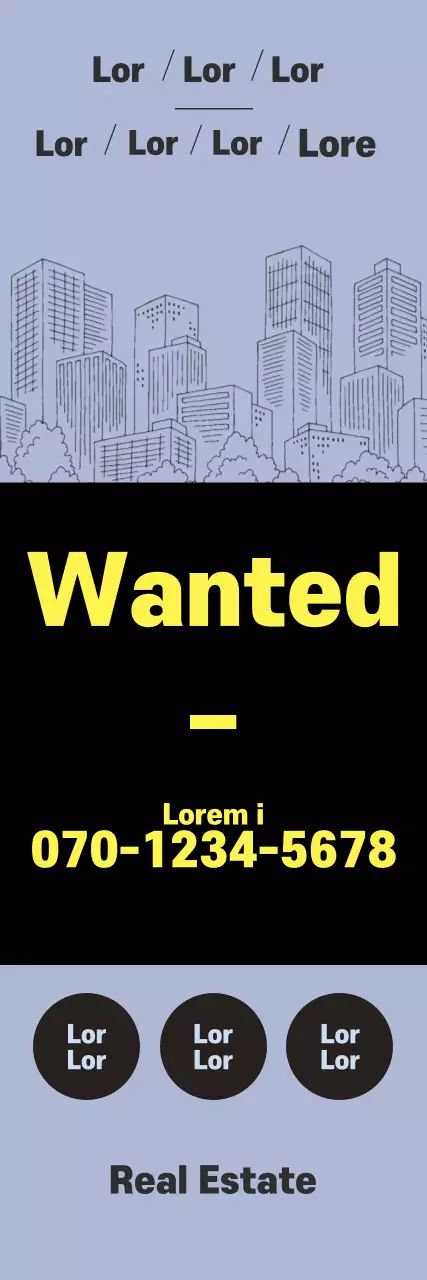 Purple real estate listings