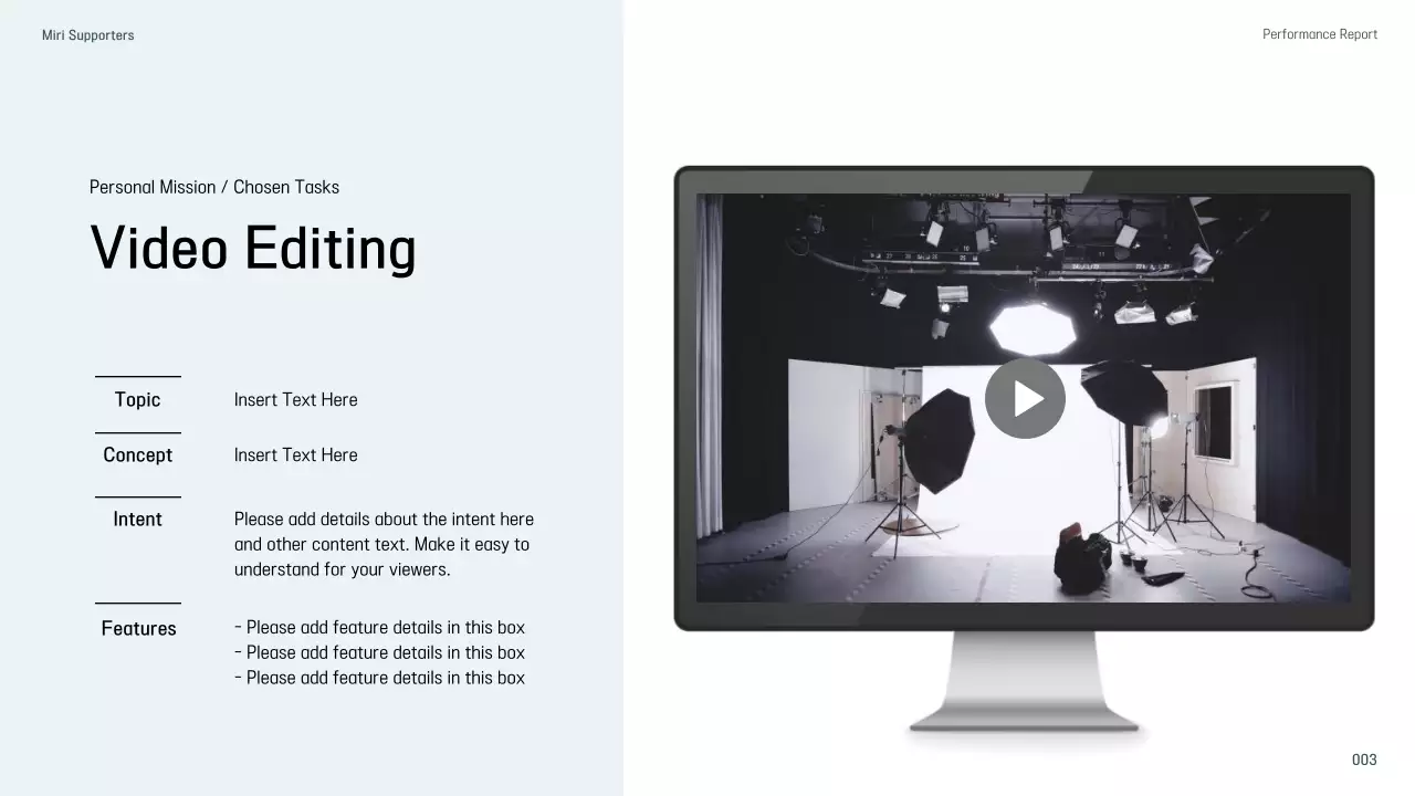 Blue Modern Business Report Presentation