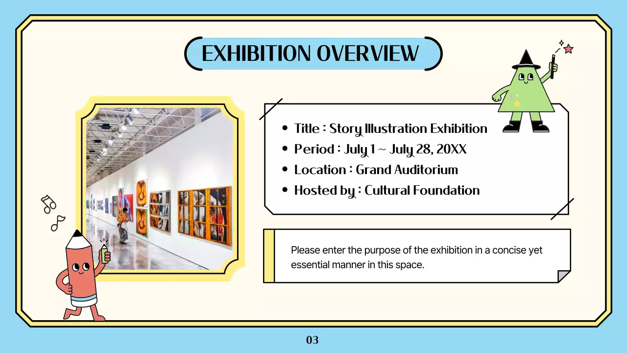 Colorful Playful Story Exhibition Presentation