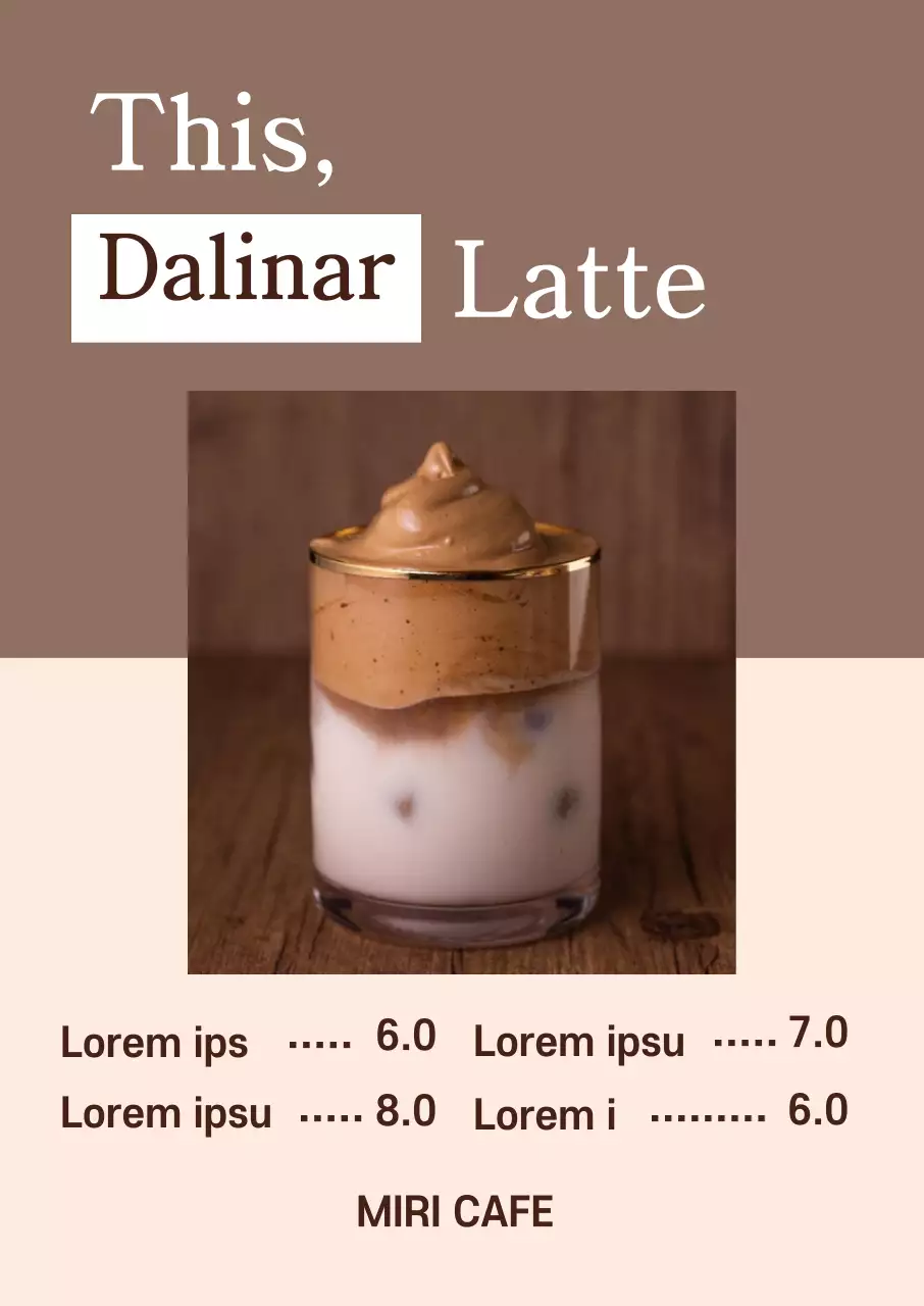 44574_Bảng menu quán cà phê