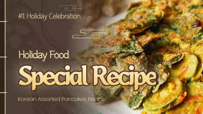 Beige Traditional Food Recipe YouTube Thumbnail