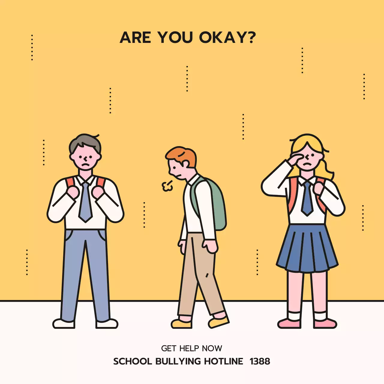 A clean, yellow and beige school violence counseling center