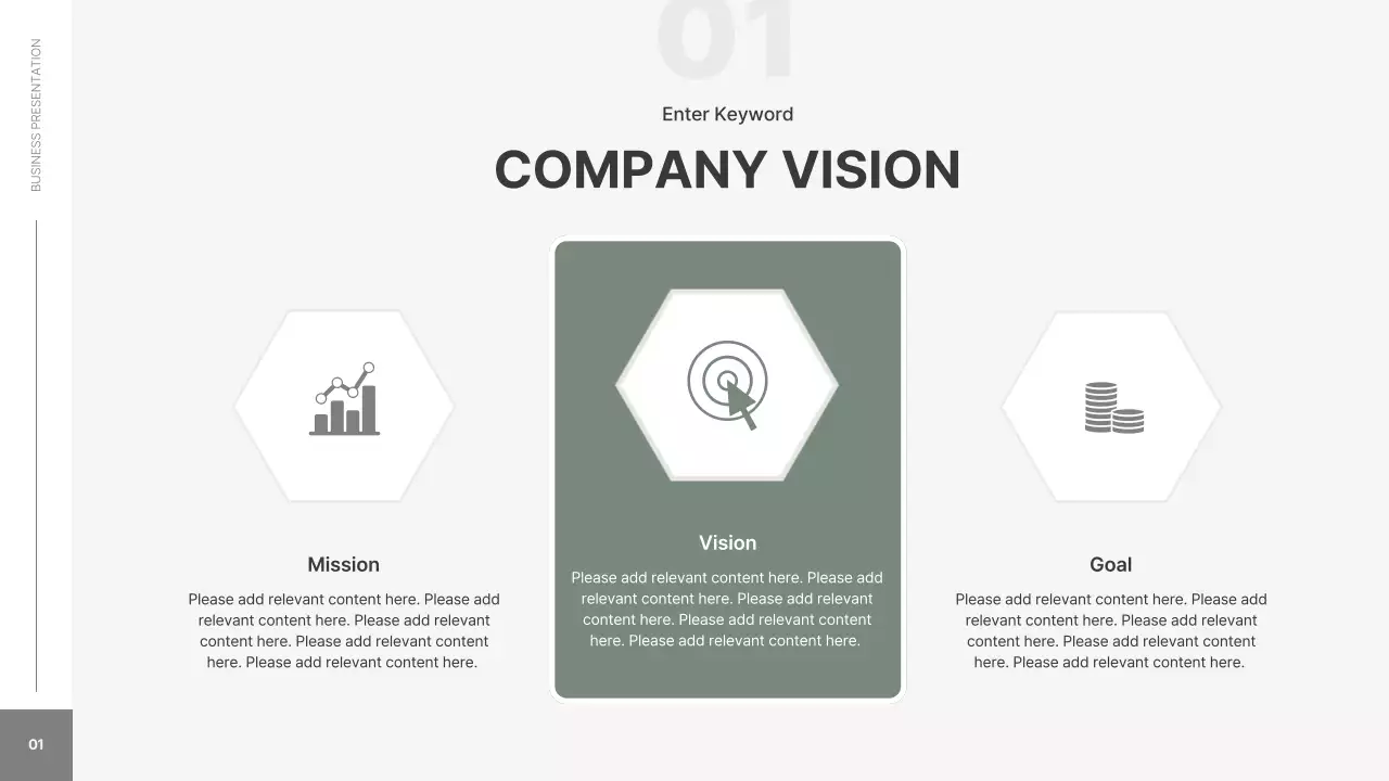세이지 미니멀 비즈니스 프레젠테이션