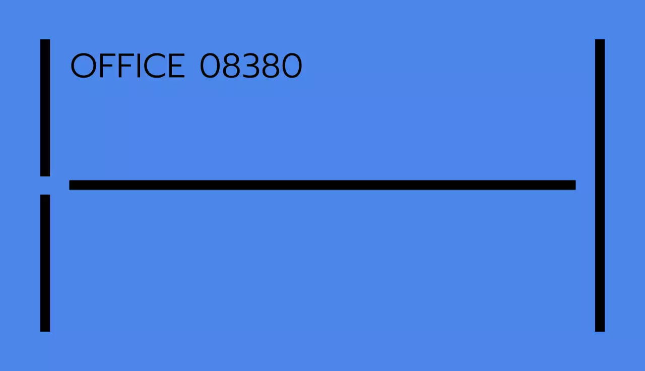 Kartu Nama Minimal Biru