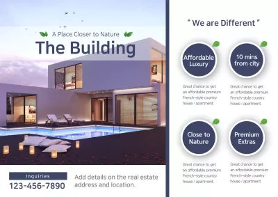 White Modern Real Estate Promotion Poster