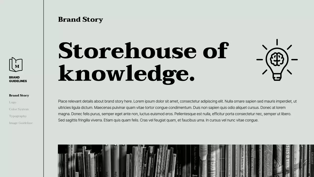 Green, clean brand identity guidelines