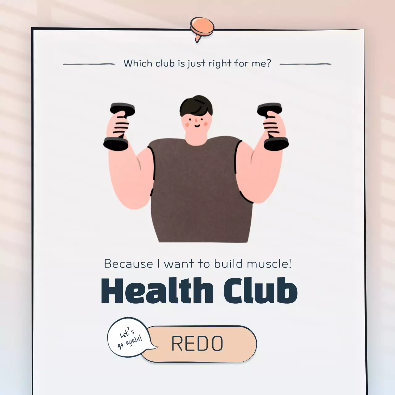 Psychometric test concept with cute illustrations