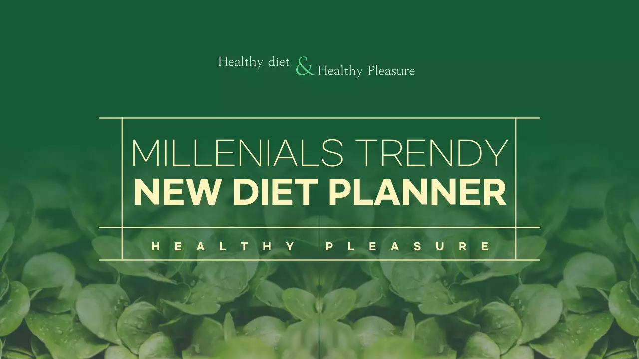 Green Trendy Diet Planner Presentation
