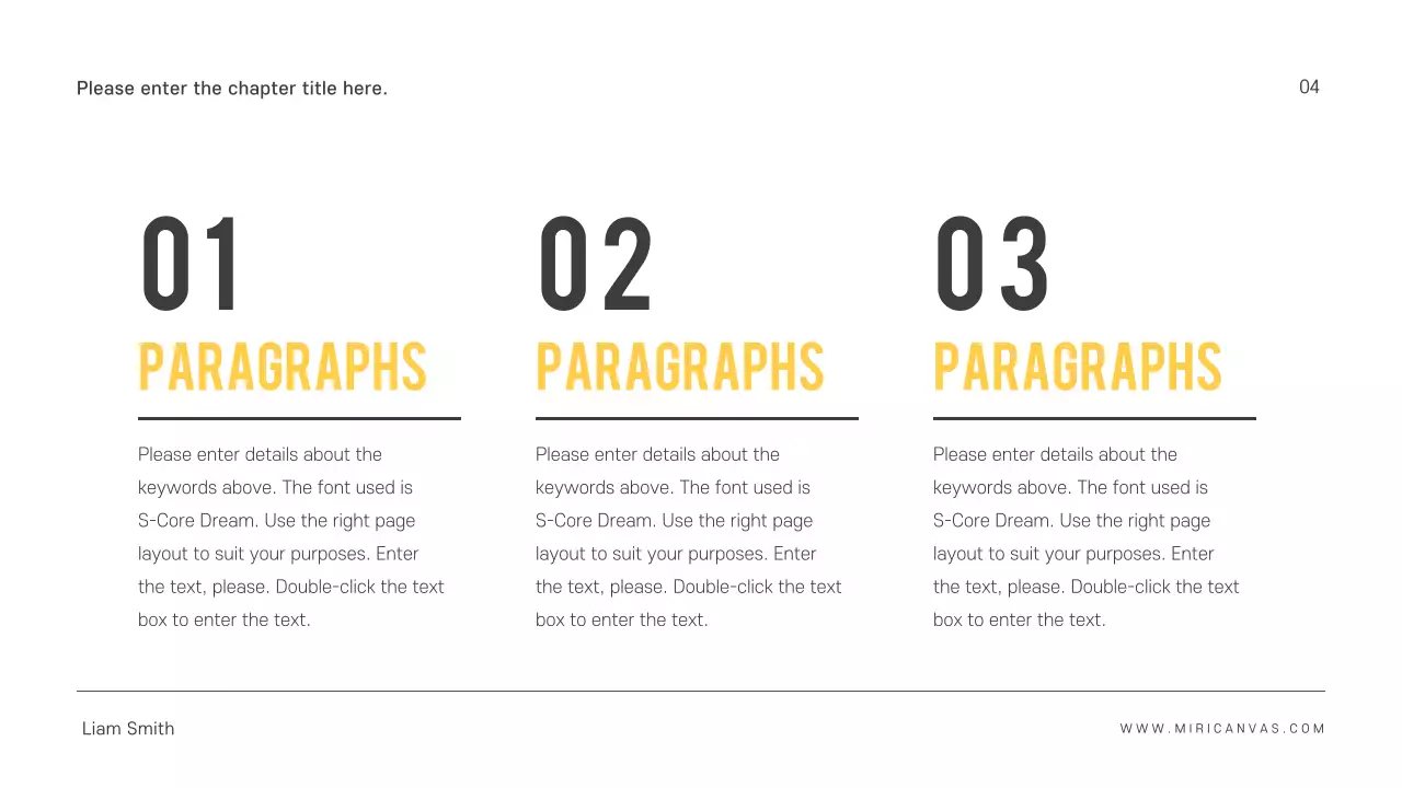 Simple presentations