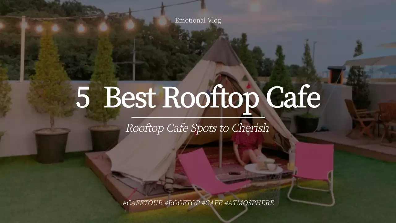 Green Trendy Cafe Vlog YouTube Thumbnail