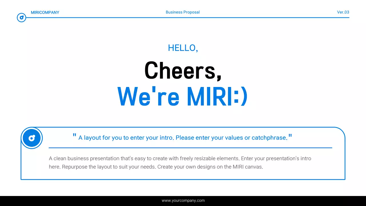 Blue Modern Business Presentation