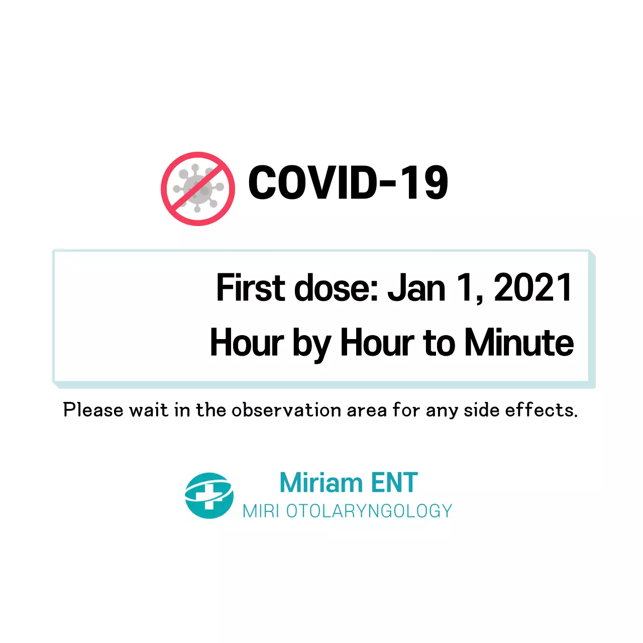 Stiker vaksinasi virus corona