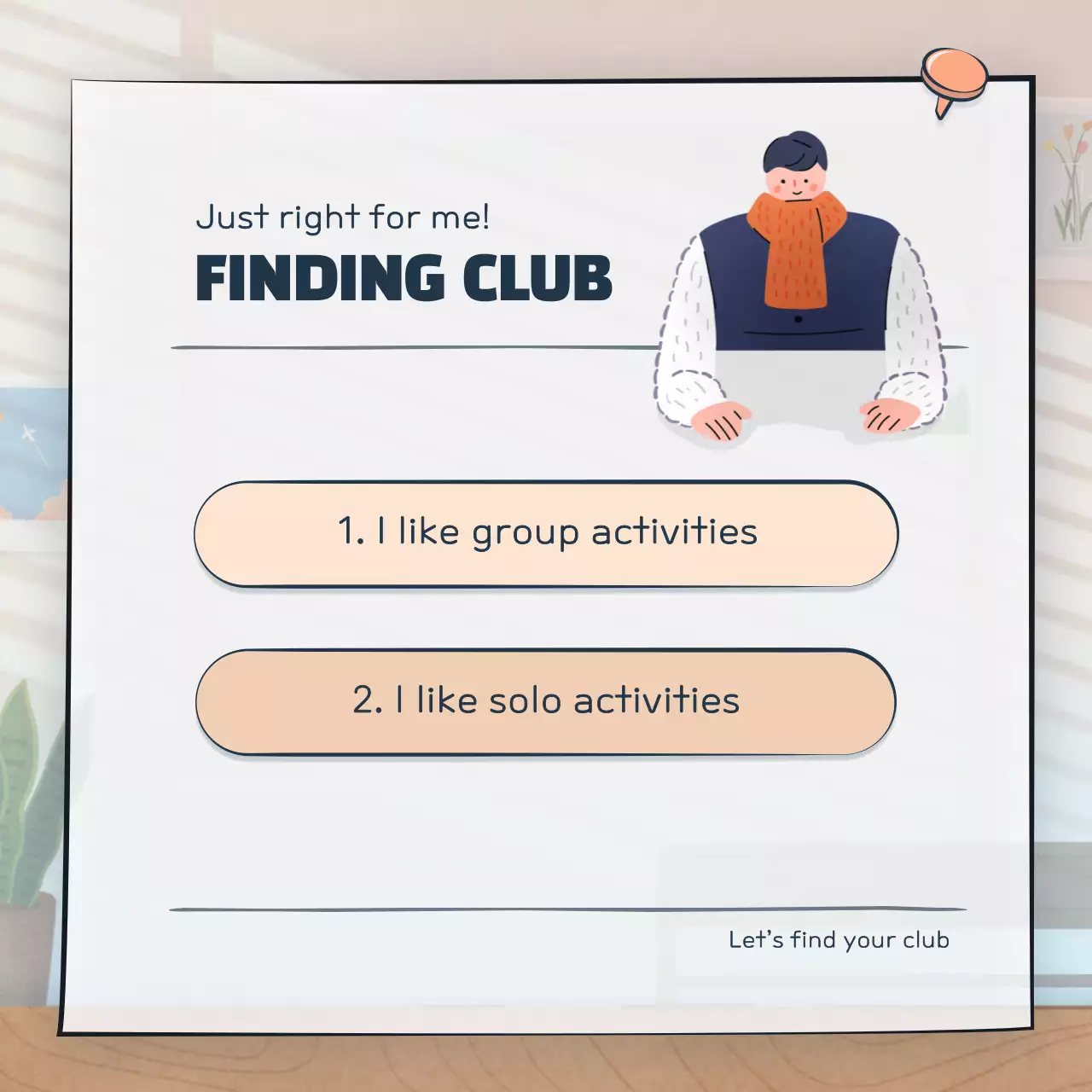 Psychometric test concept with cute illustrations