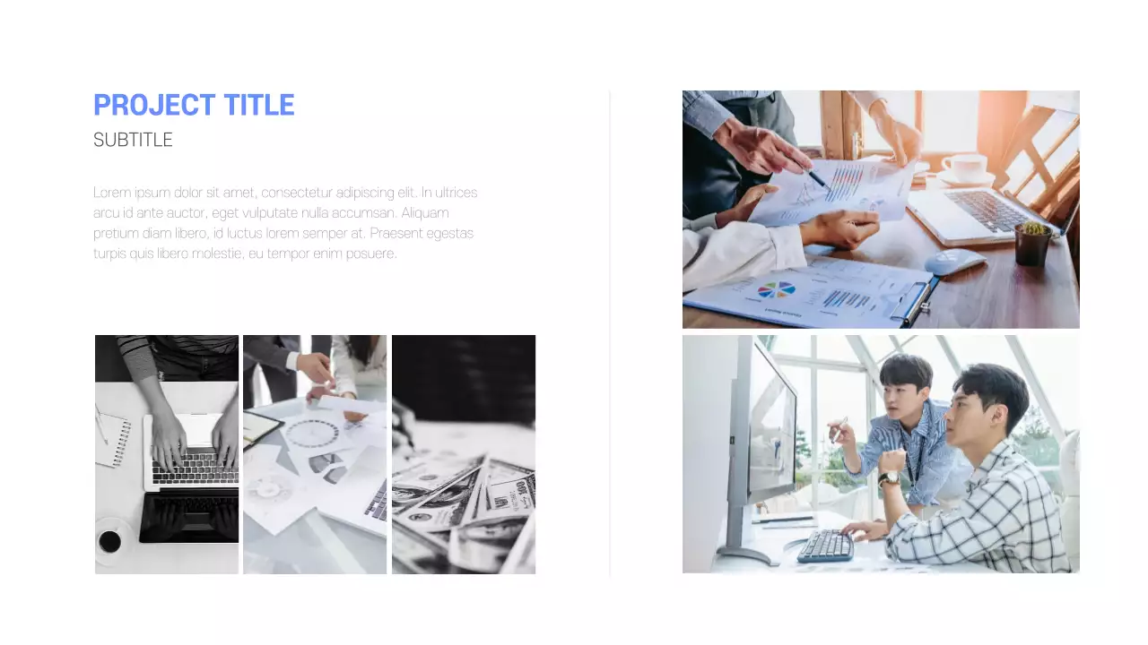 Developer portfolio in blue