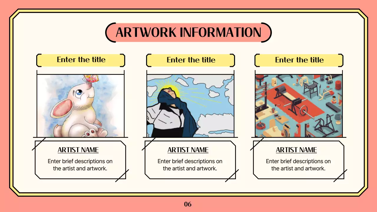 Colorful Playful Story Exhibition Presentation