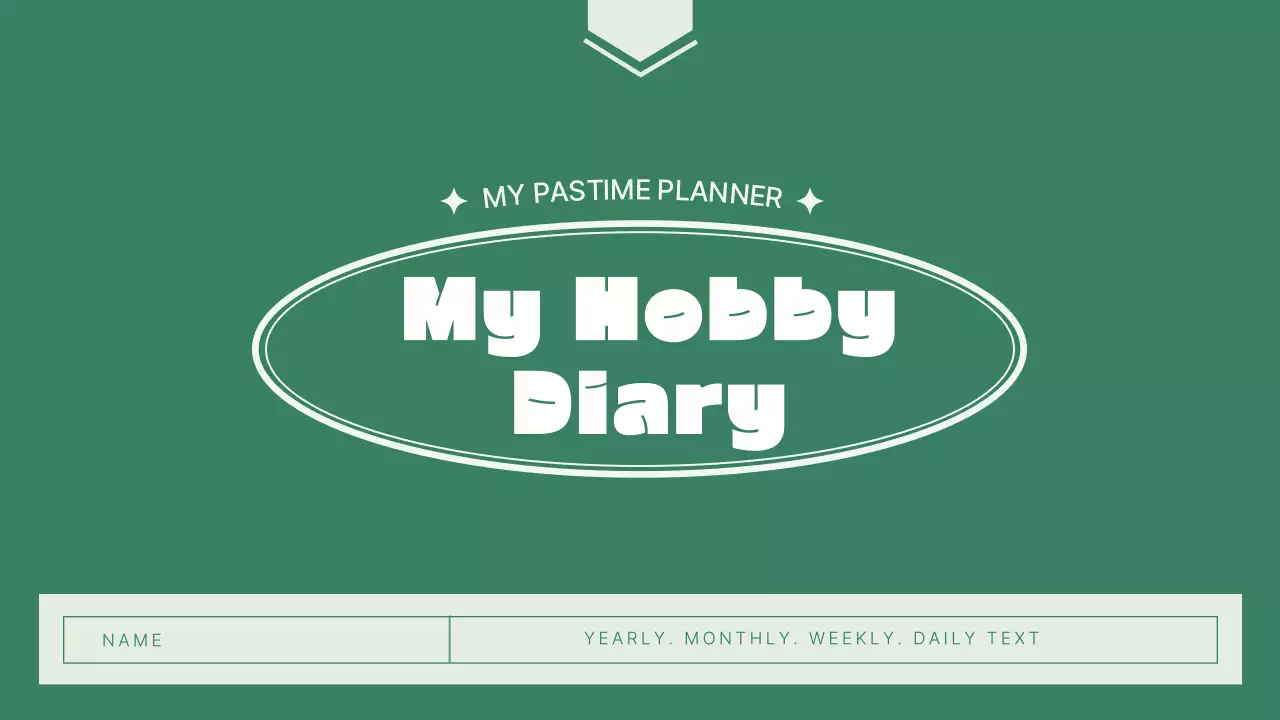 green hobby record diary