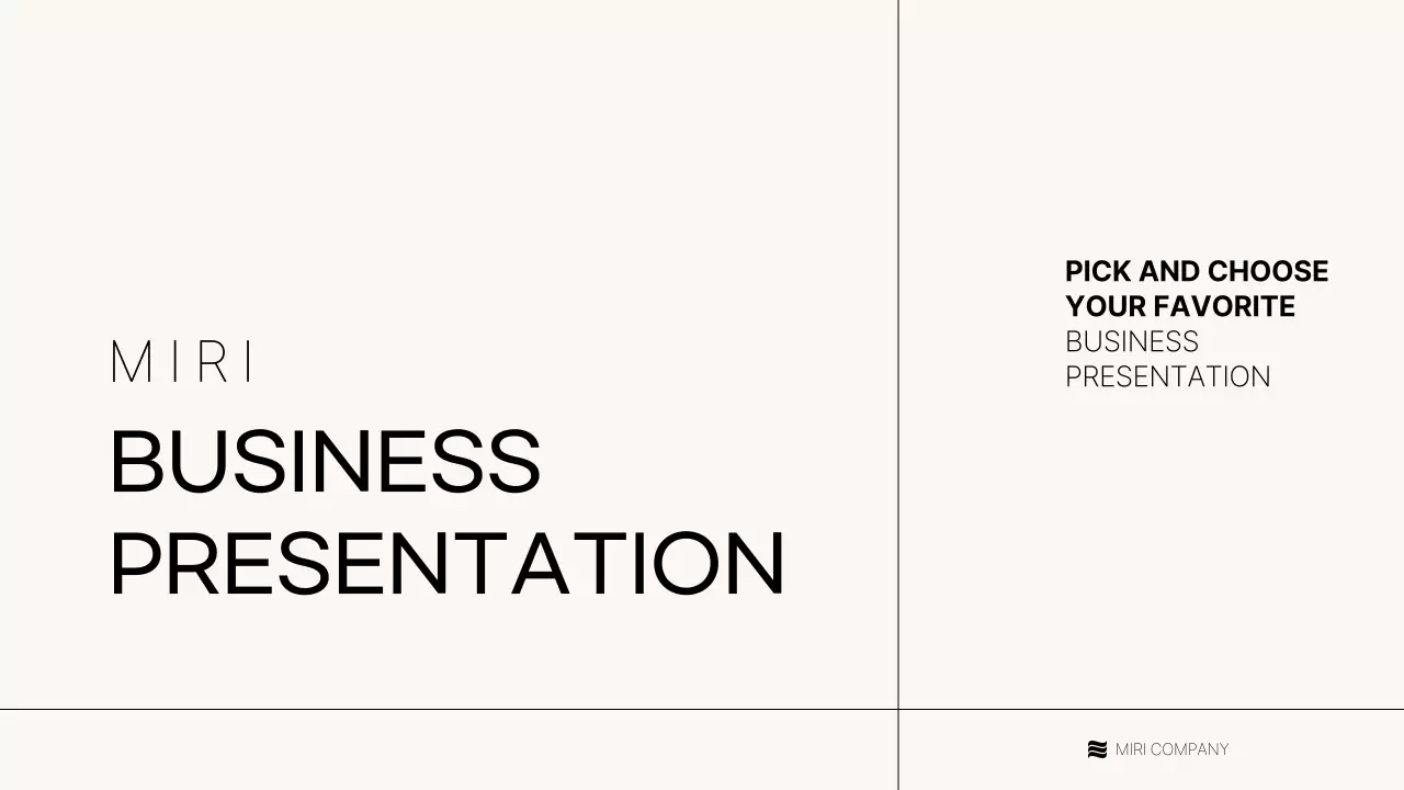 White Minimalist Business Plan Presentation