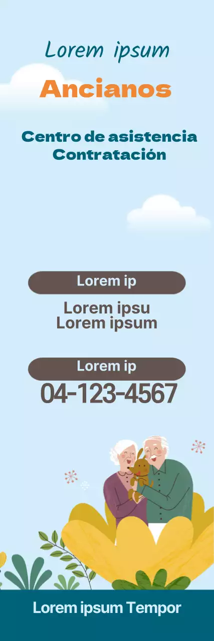 Centro de atención a la tercera edad_banner vertical
