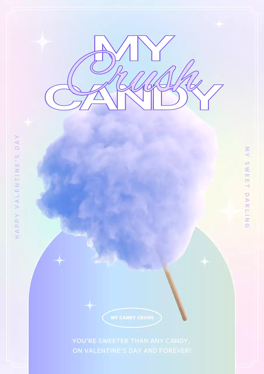 Holographic white day in purple and light blue