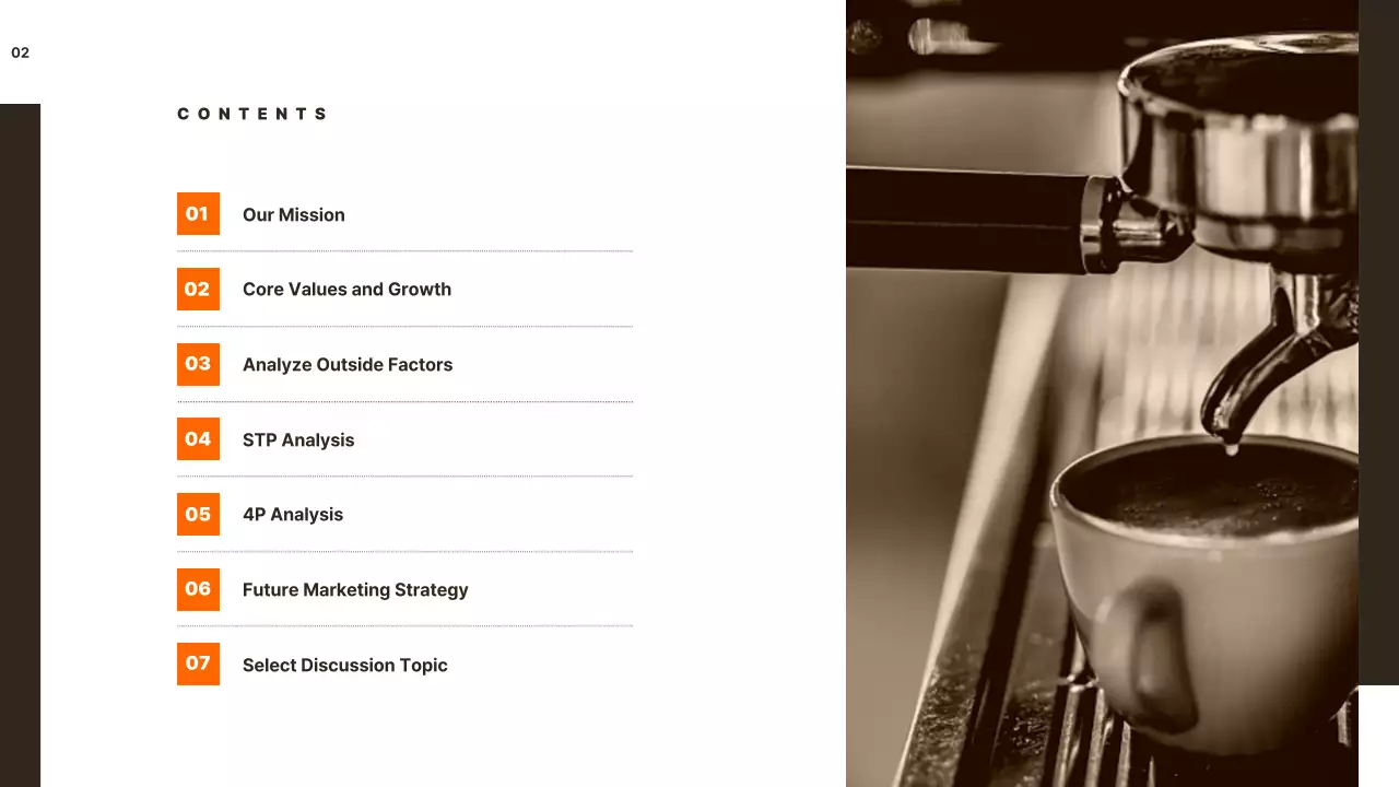 Orange Professional Marketing Guide Presentation