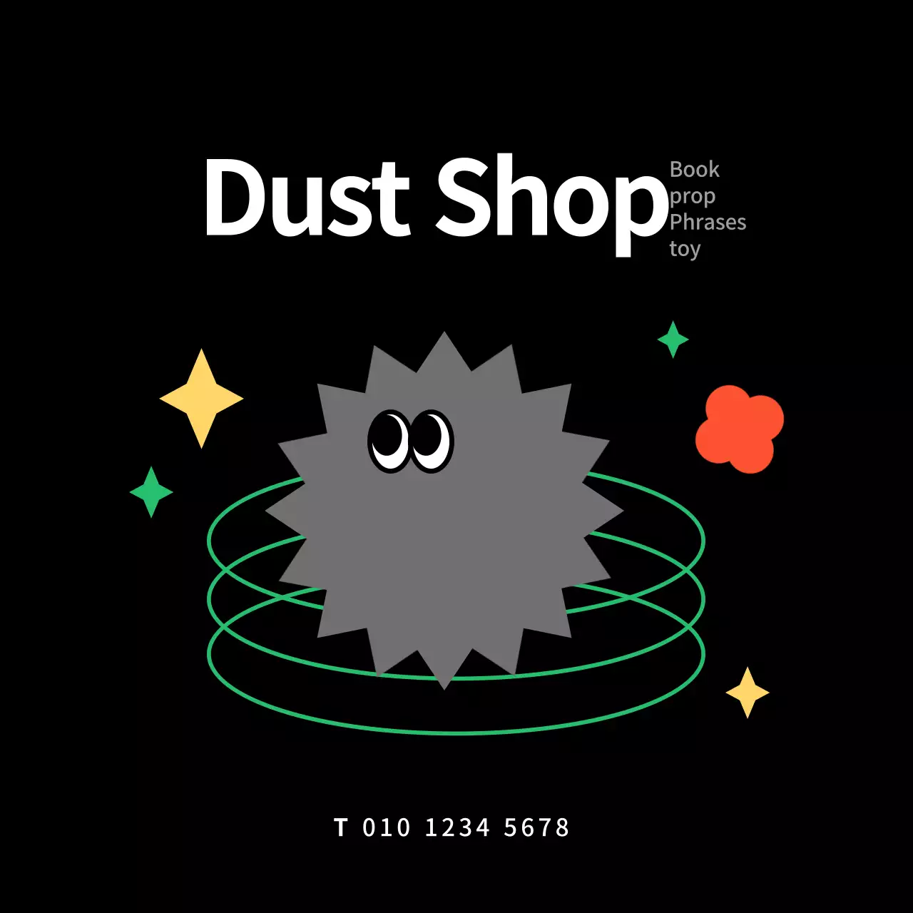 Black Cute Graphic General Store Sign