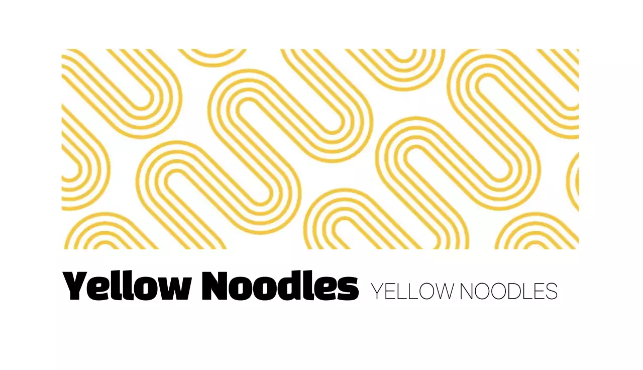 Yellow Minimal Business Card