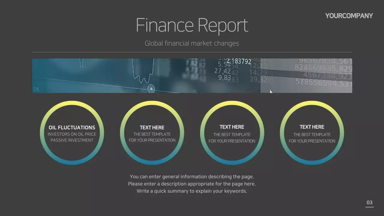 Grey Modern Finance Report Presentation