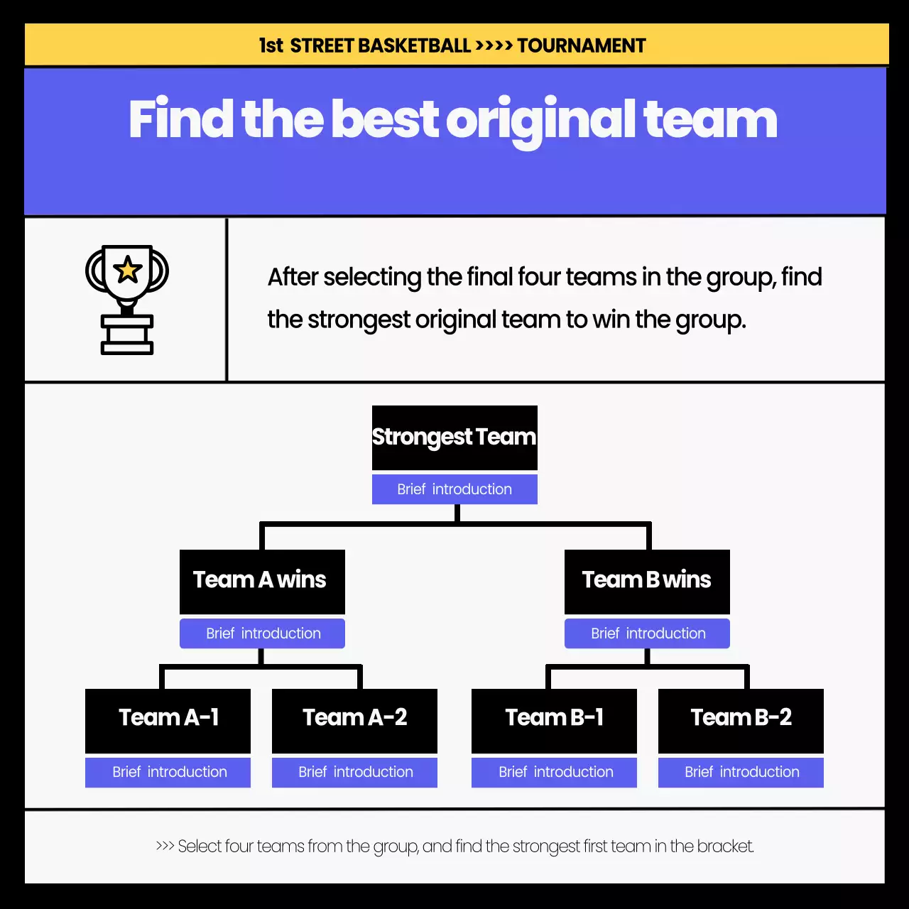 Blue Modern Basketball Event Promotion Instagram Carousel