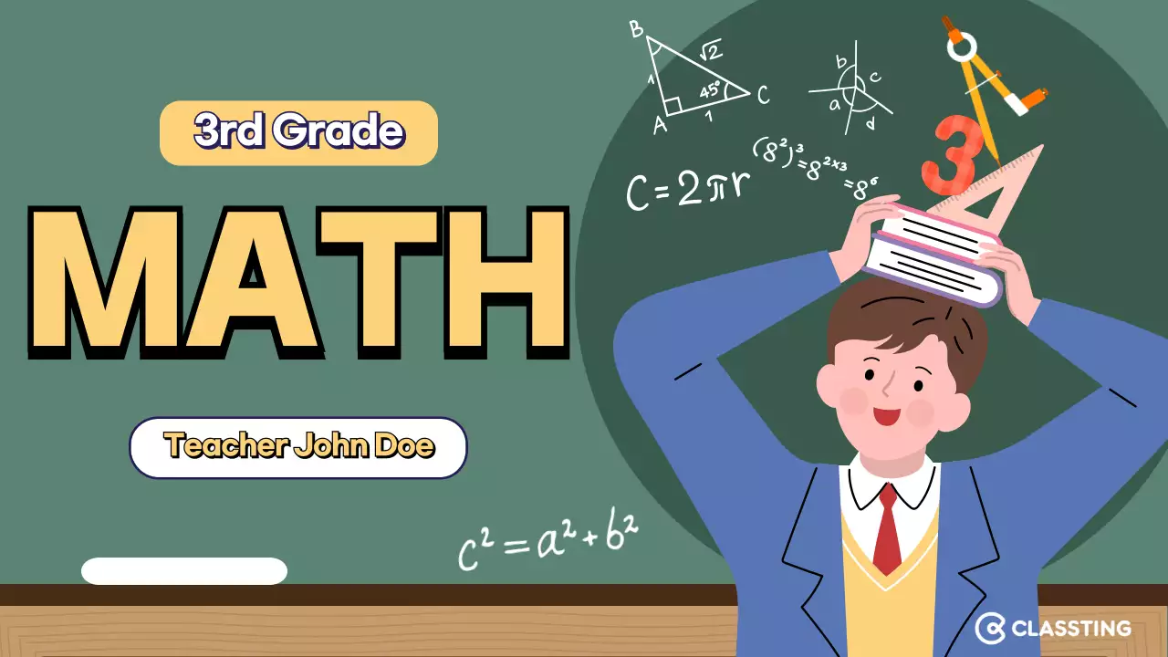 Green Classic Math Class YouTube Thumbnail
