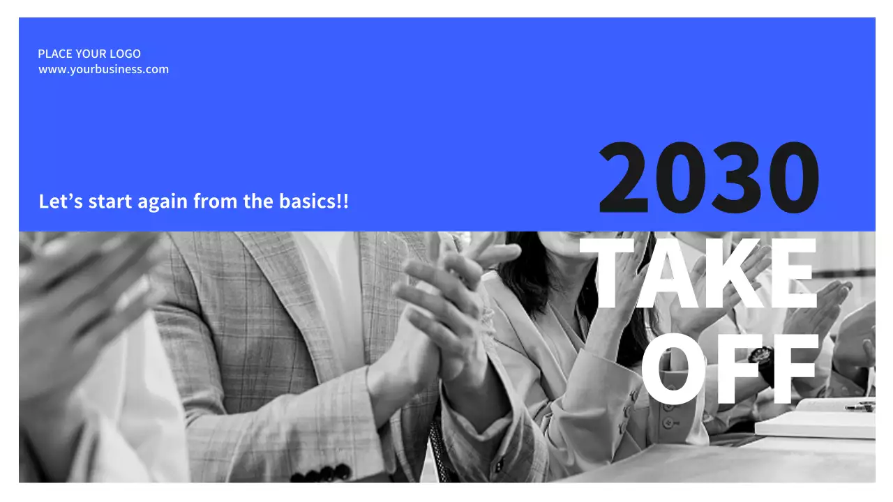 Blue Professional Business Plan Document Presentation