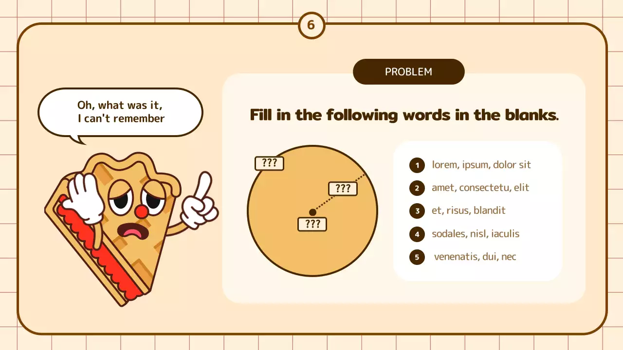 Cute Cartoon Circumference Training in Beige and Brown