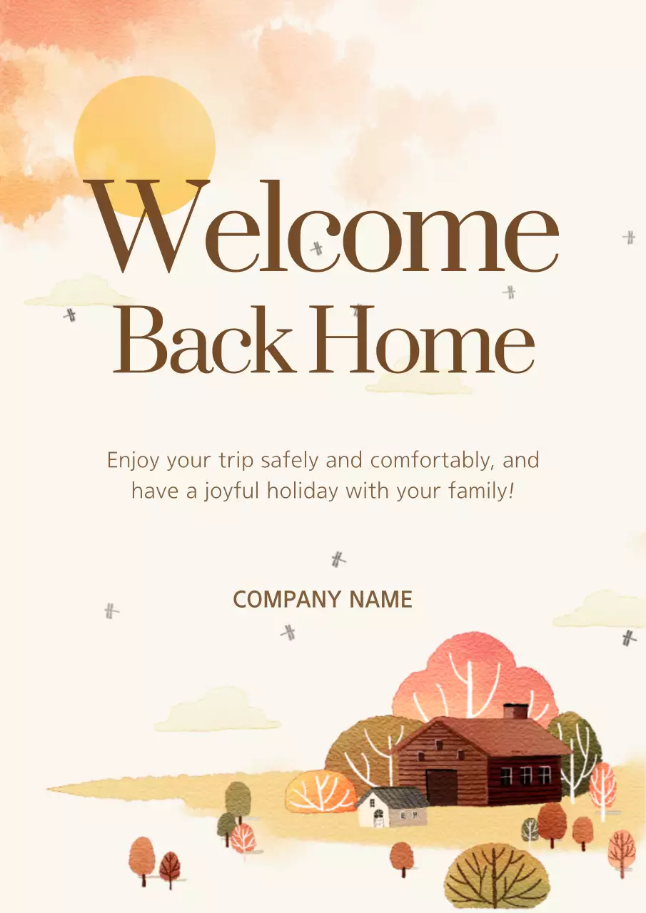 Beige Rustic Home Promotion Poster