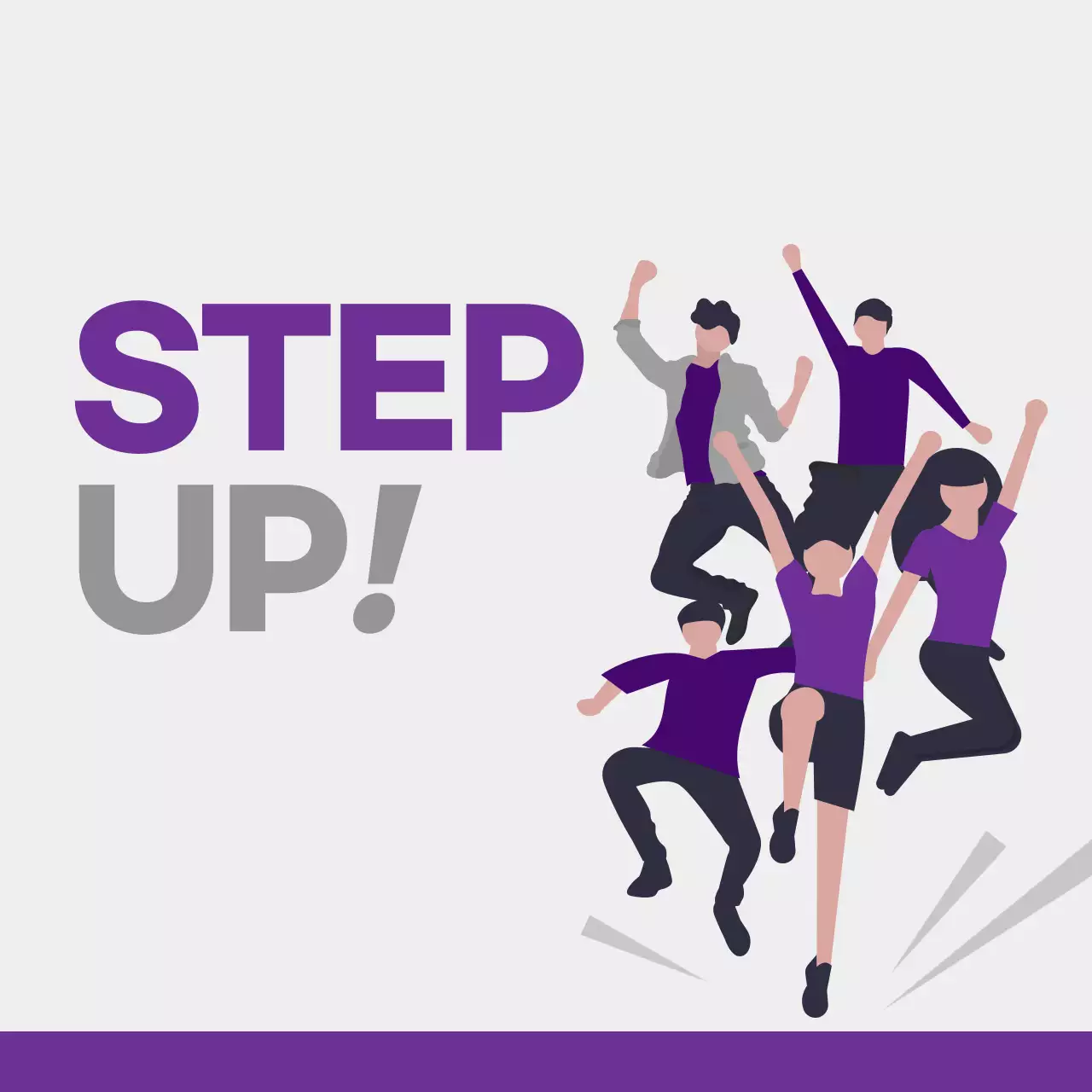 Purple Modern Workplace Promotion Social Media Post