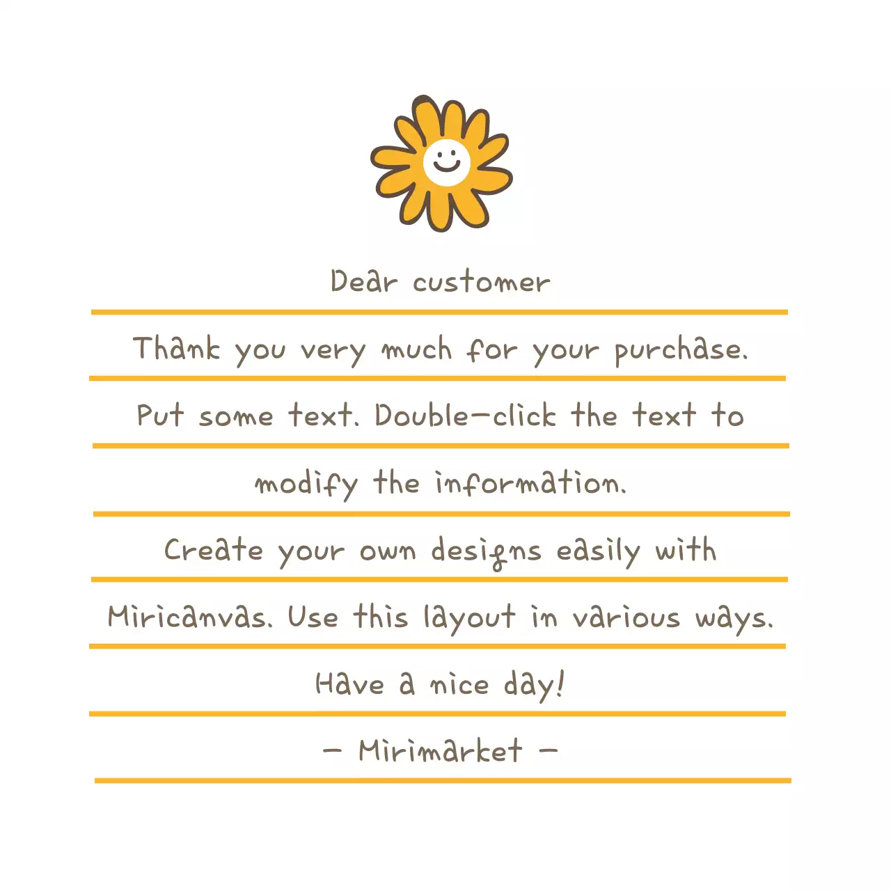 Yellow Illustration Simple Review Event