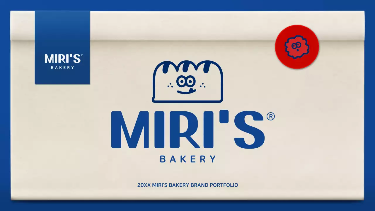 Blue Modern Bakery Portfolio Presentation