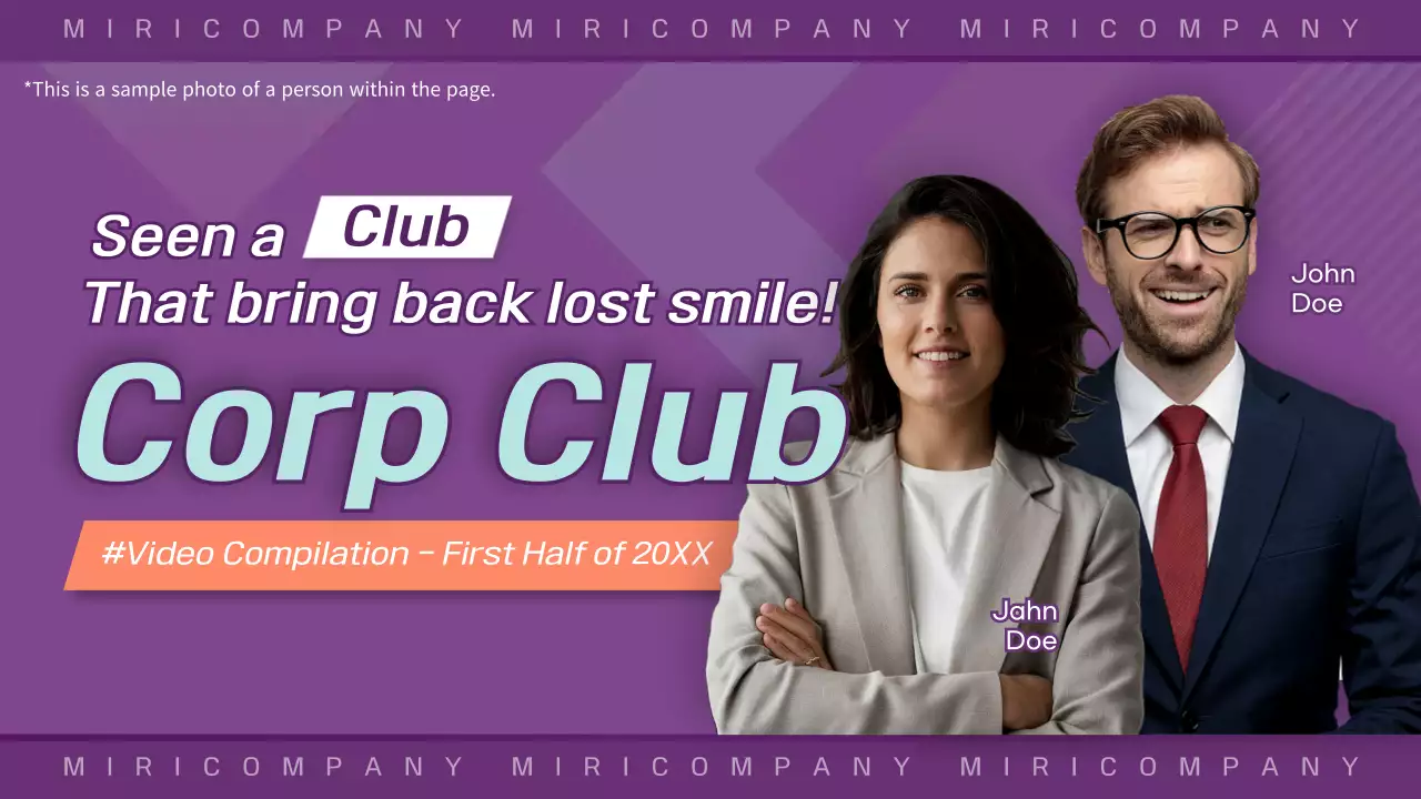 Purple Modern Corporate Promotion YouTube Thumbnail