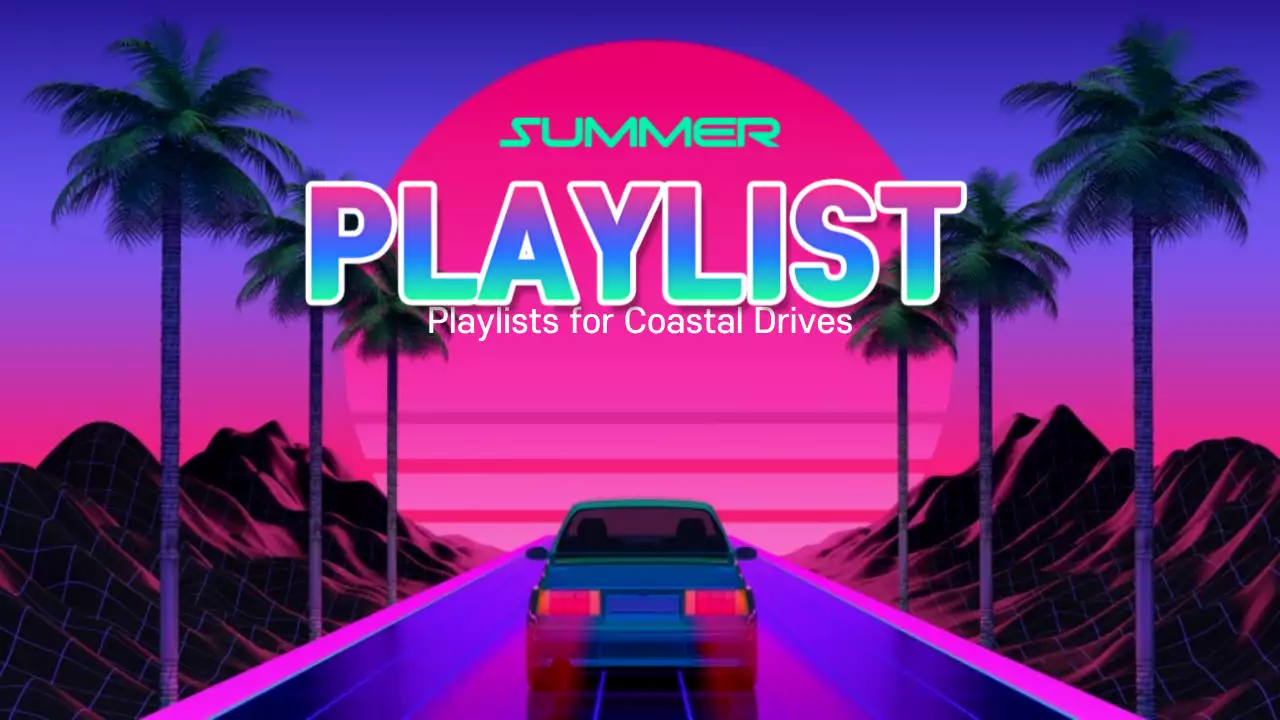 Daftar putar untuk perjalanan musim panas di pesisir pantai yang berwarna neon