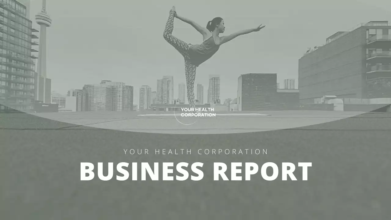 Green Modern Health Report Presentation