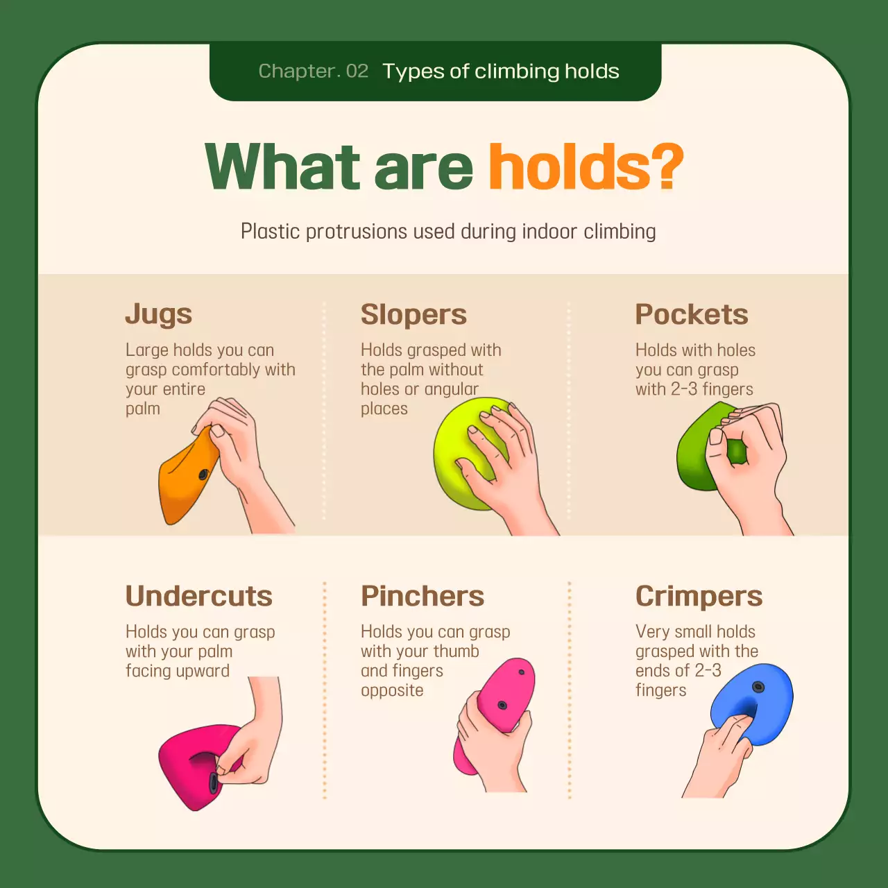 Green Modern Climbing Guide Instagram Carousel