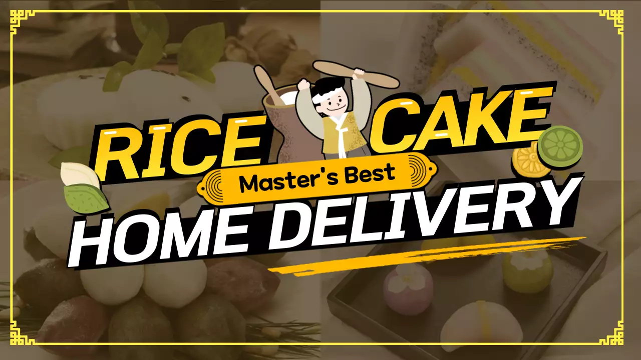 Yellow Trendy Food Promotion YouTube Thumbnail